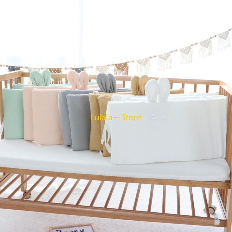 Y4QA 200x32cm Baby Cot Bumper  - Baby Nursery Crib ulasan dan harga