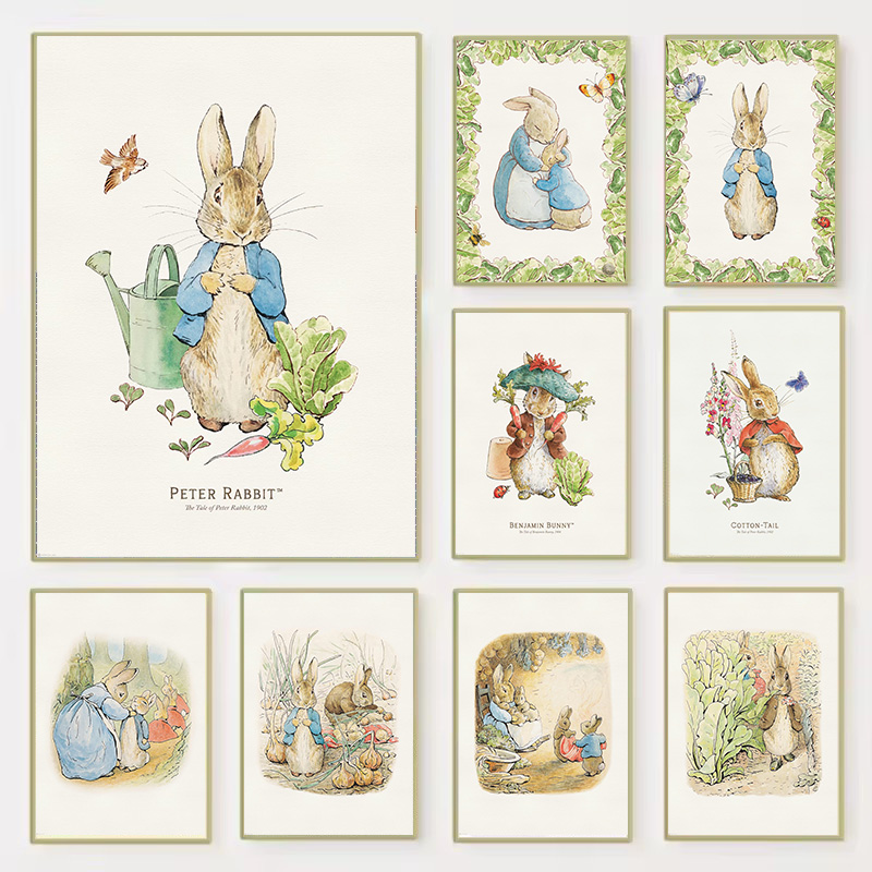 1PC frameless decorative art p - Baby Nursery Vintage ulasan dan harga